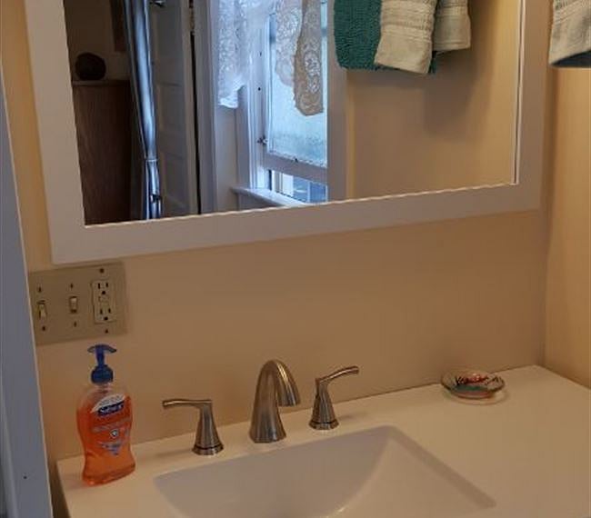 Bathroom vanity.