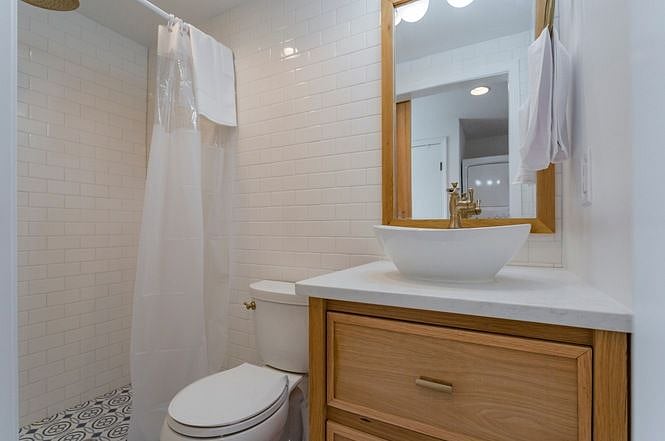 renovated bathroom
