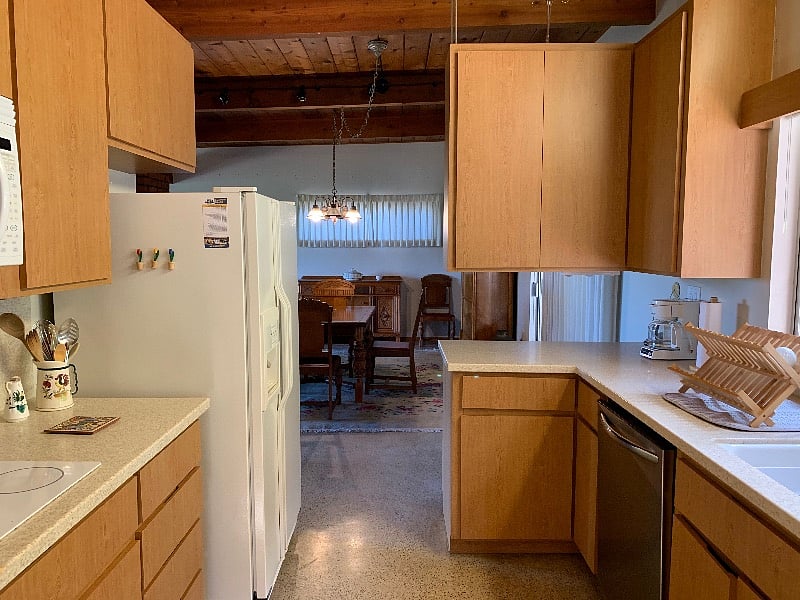 Kitchen to Family Room/Dining area