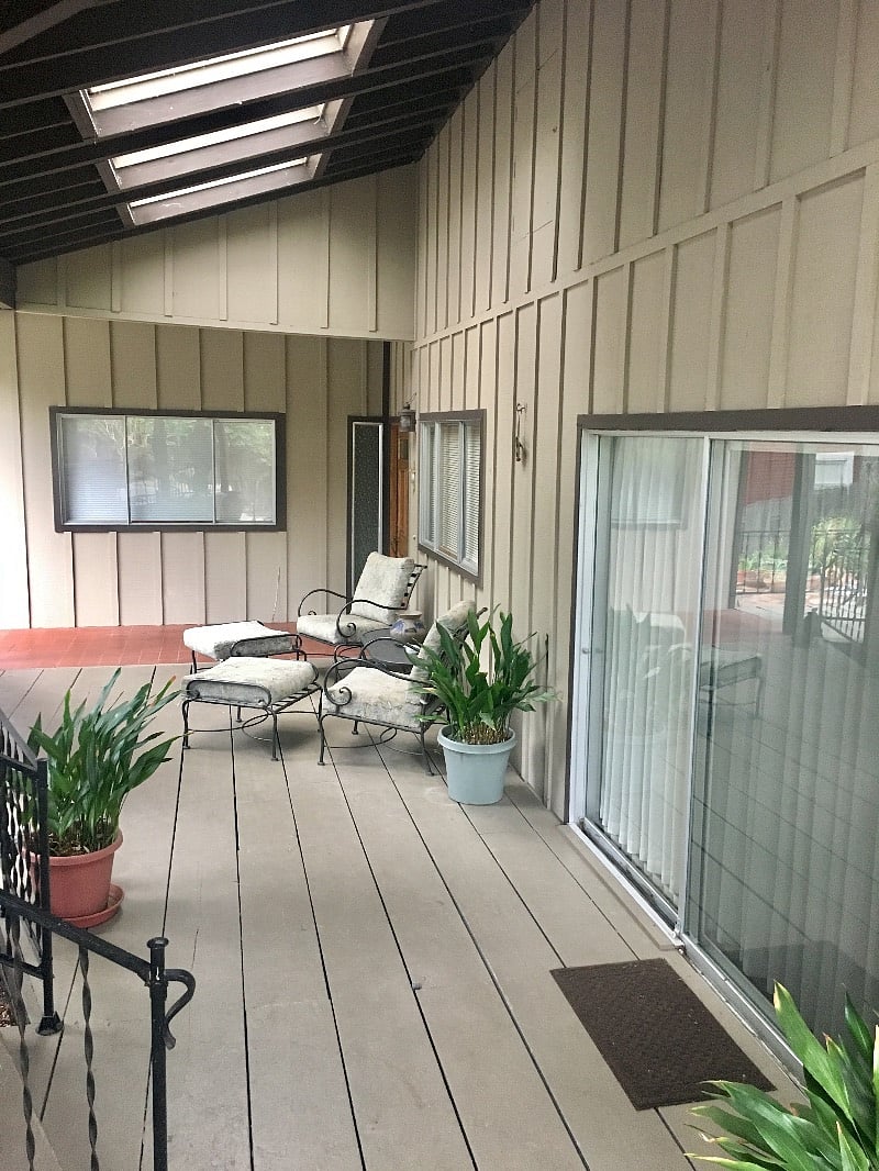 Covered deck