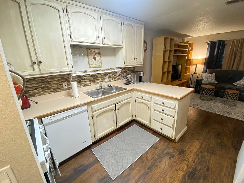 Unit B kitchen 