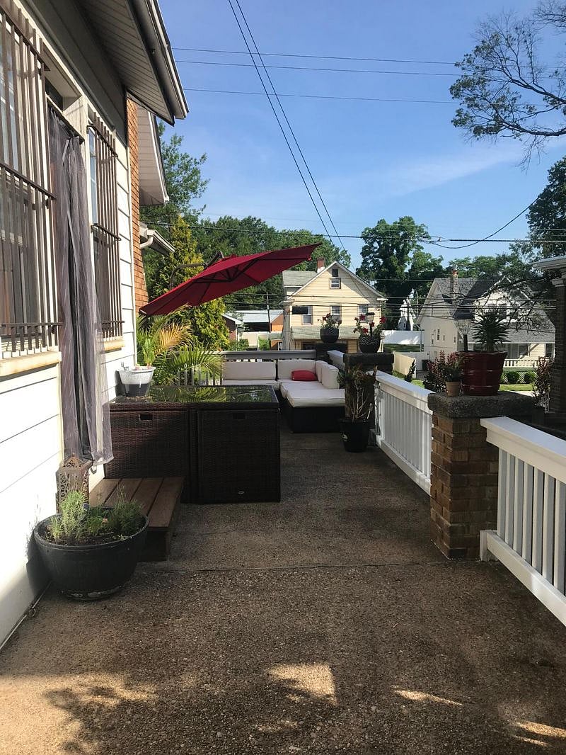 Side patio -