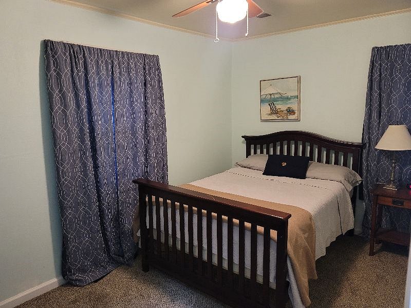 Front Bedroom with double bed and tv