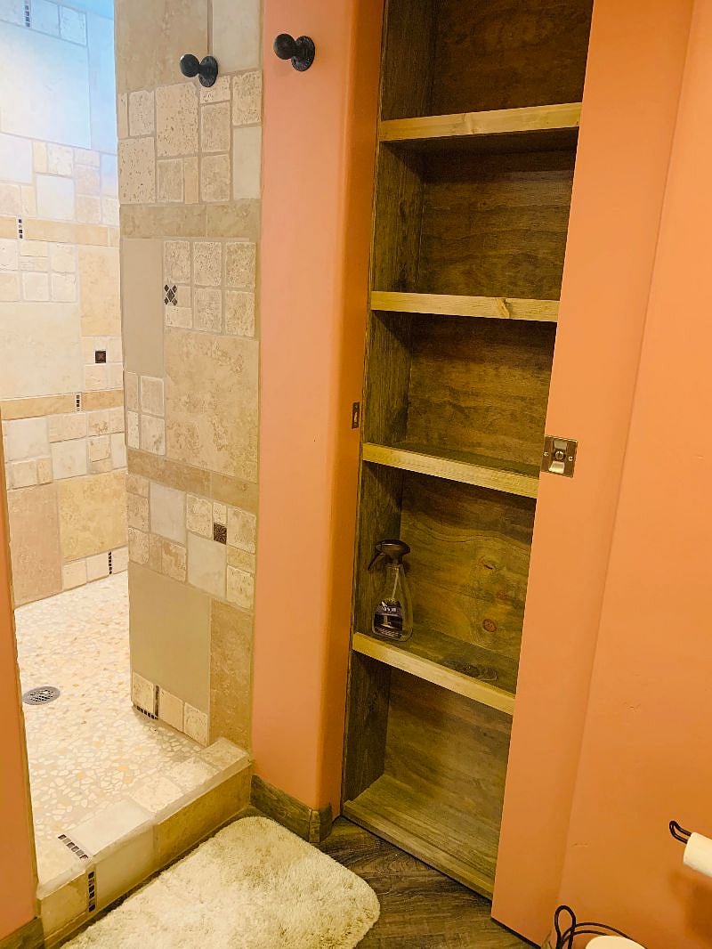 Bathroom pantry for all of your supplies