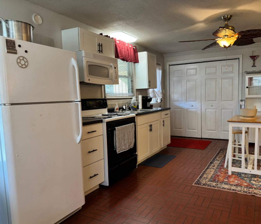 washer and dryer can be closed behind bifold doors