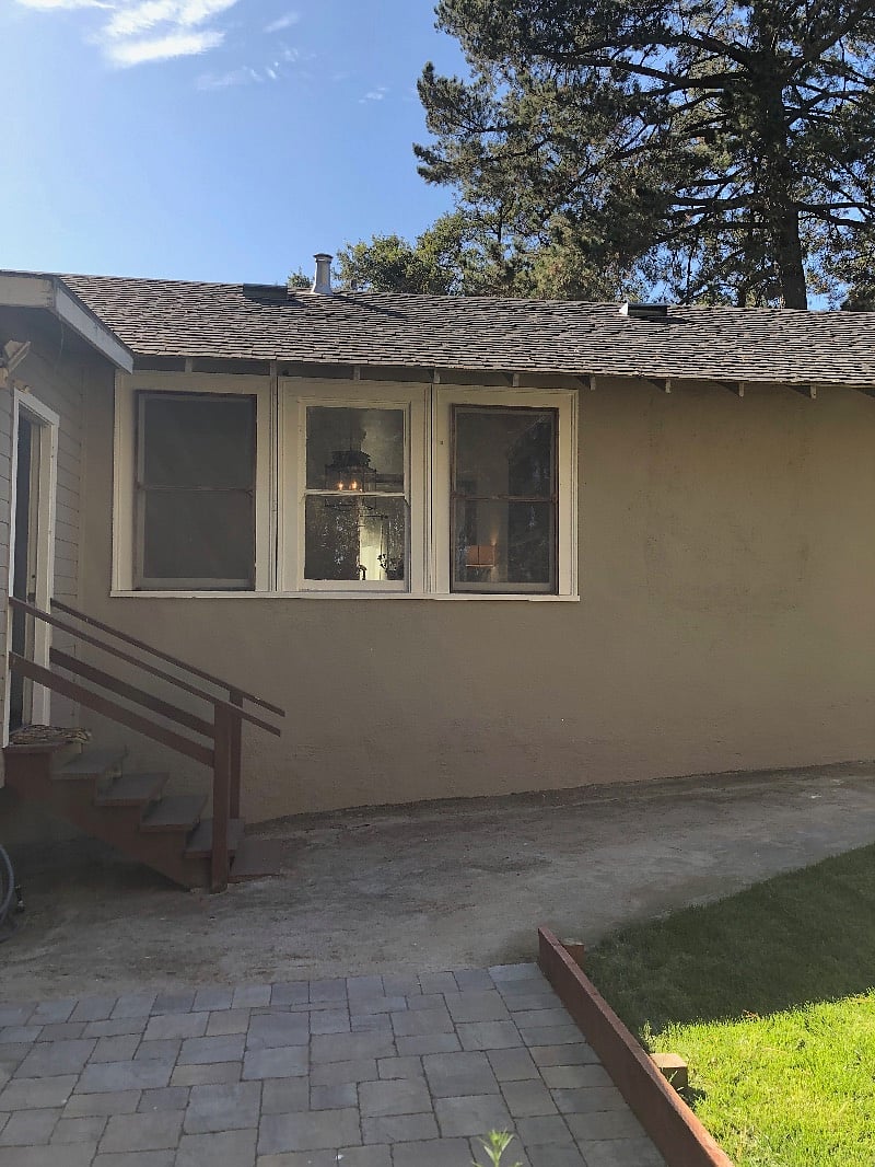 backyard to mudroom