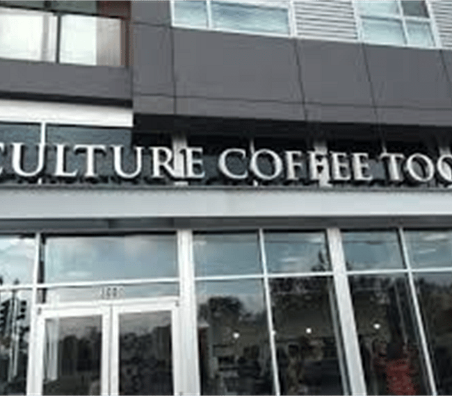 Grab a delicious coffee or latte from our neighborhood coffee shop, art gallery and live performance venue!  Enjoy breakfast, lunch or a light dinner here as well!