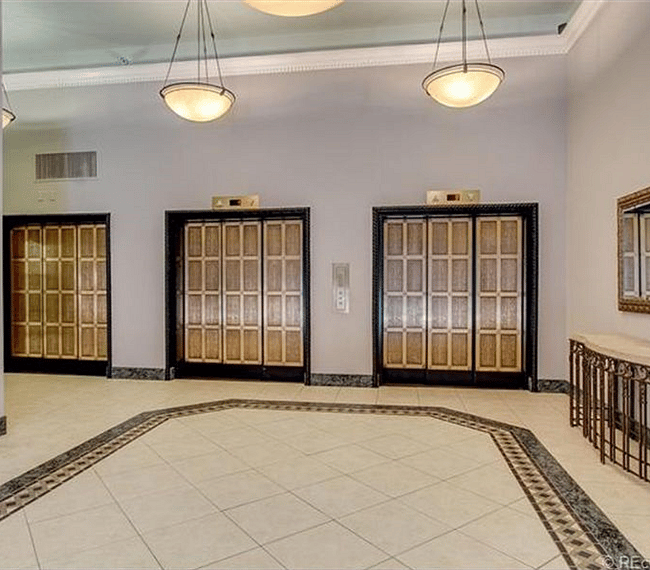 Old Time Charm in the Building Lobby