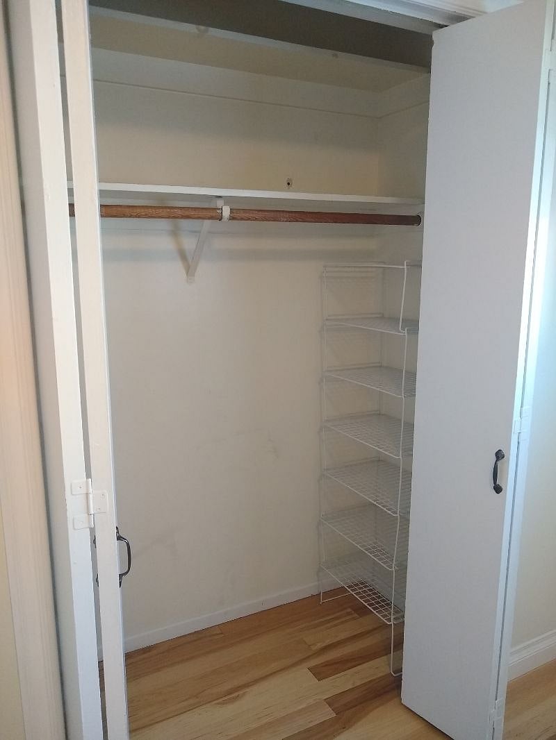 Large closet.