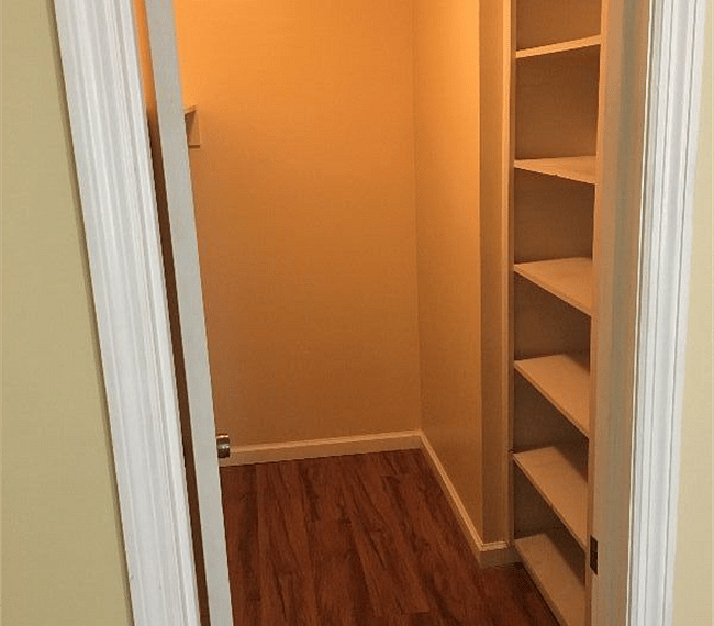 Master walk-in closet