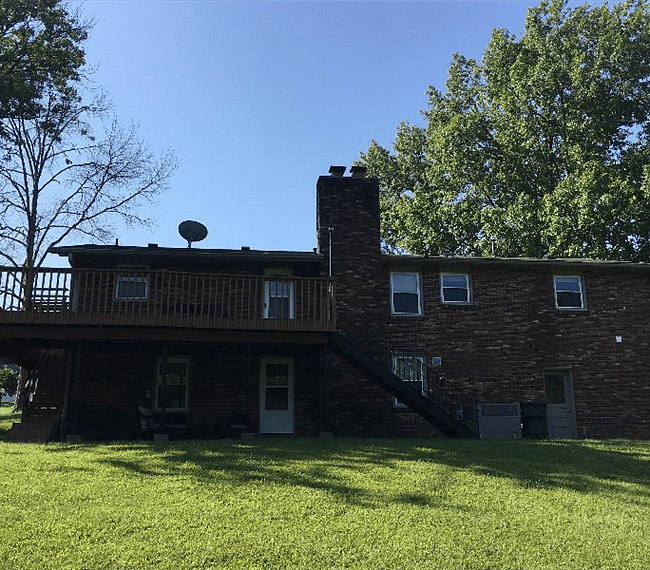 Large back yard