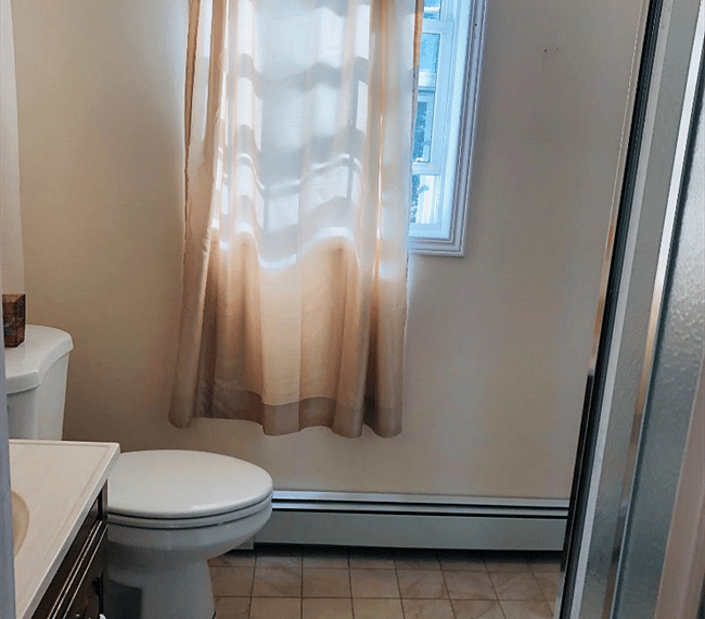 Private bathroom with shower