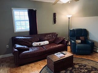 Comfortable couch or chair for reading