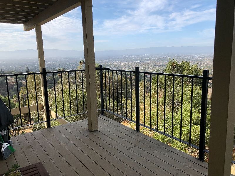 Southern view from private deck and kitchen.