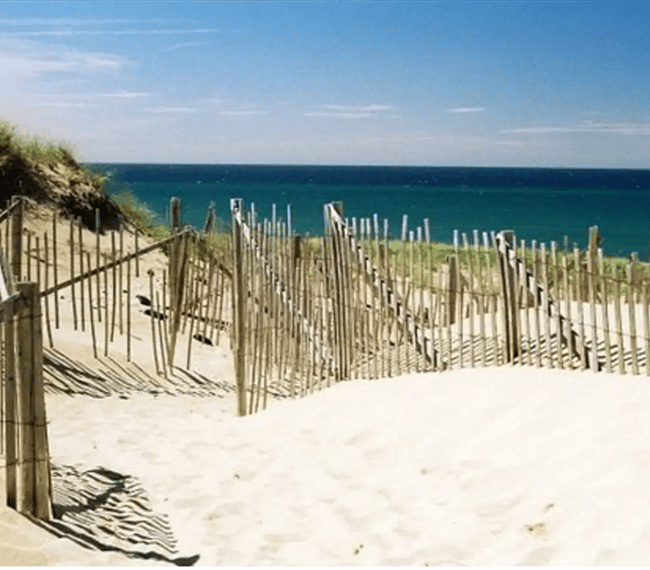 Take a ferry ride from the harbor to Province town for a beach get away