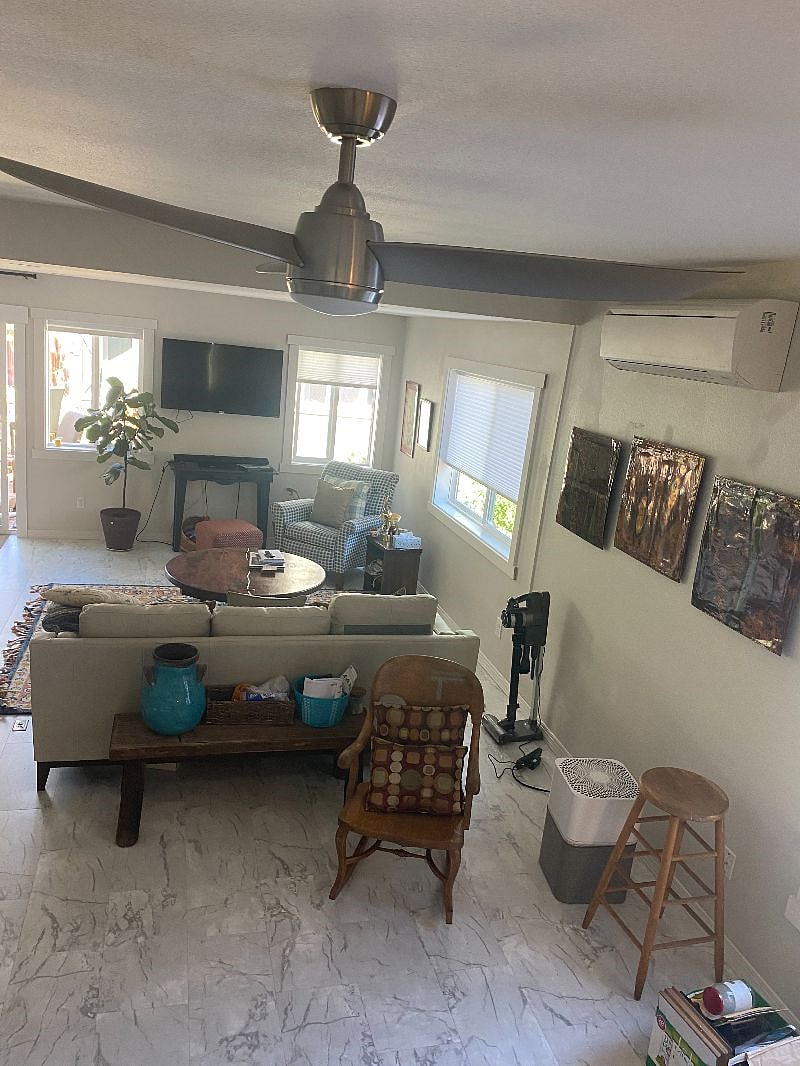 open floor plan m, lots of sun