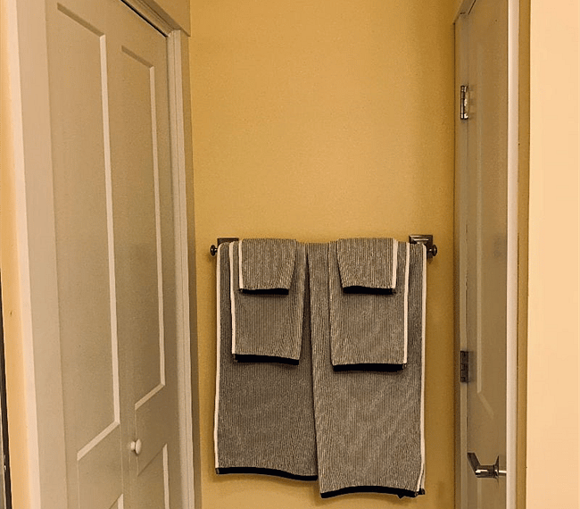Bathroom 2 closets for storage