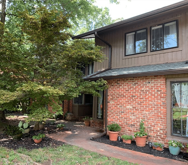 Entrance to townhome