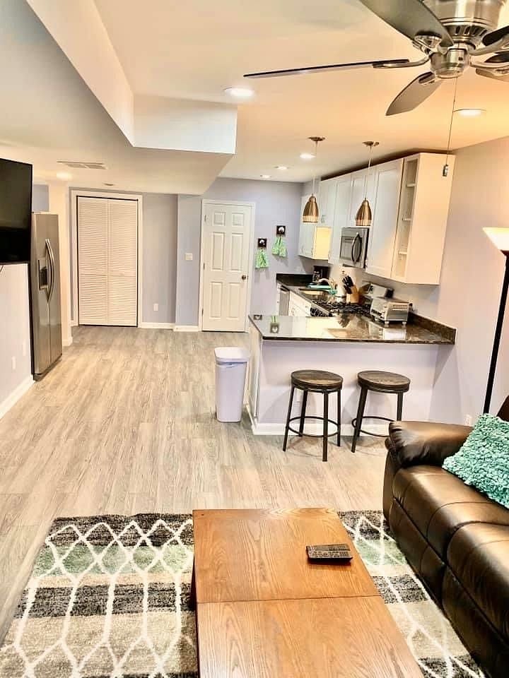 Spacious kitchen area