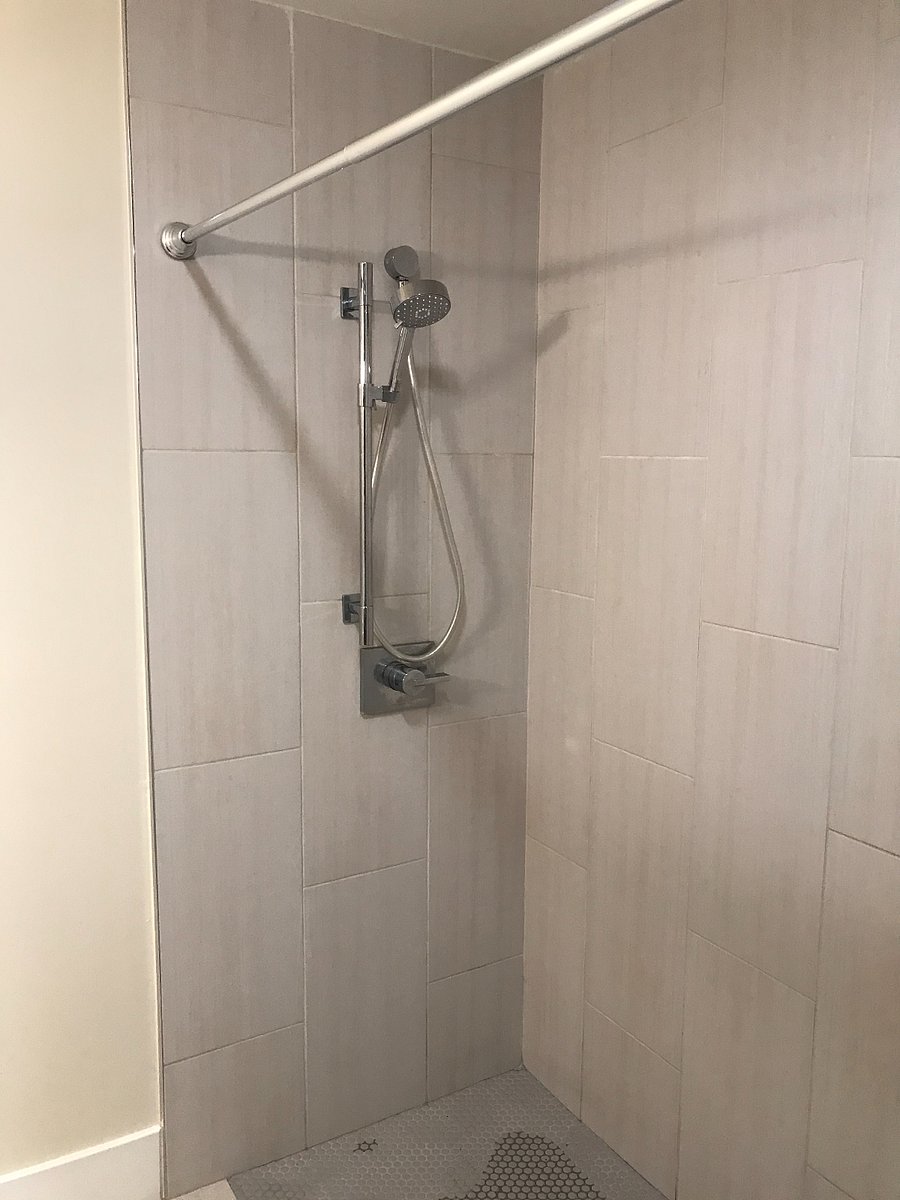 Shower in private bathroom