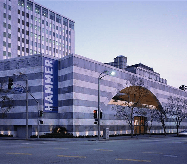 UCLA Hammer Museum about 8 blocks away at Wilshire and Westwood Boulevards