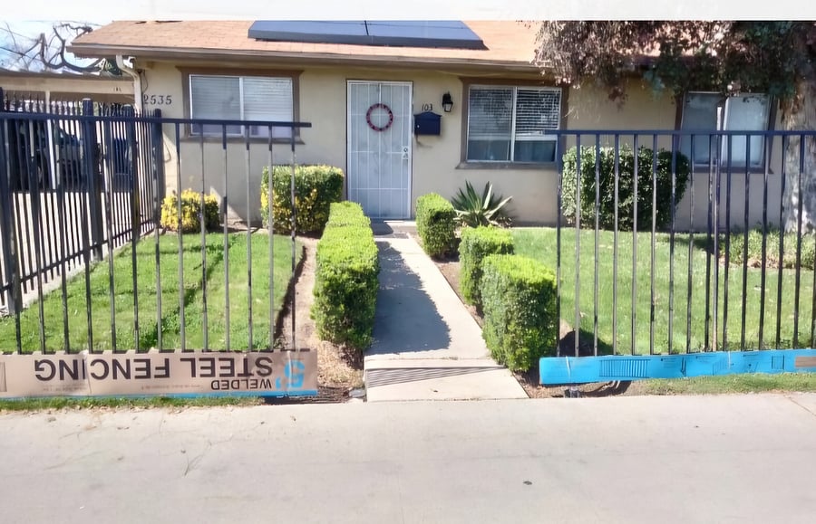 Summer 2025 Gated fence addition and will add gate entrance doors for each unit