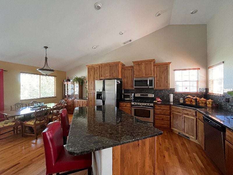 Main floor kitchen and dining room