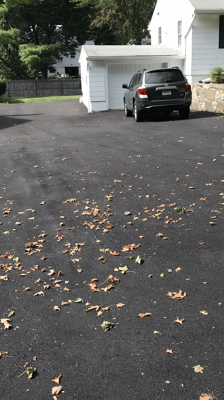 private driveway for parking