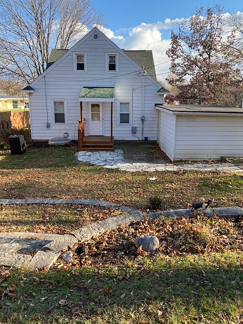 View from the back yard.