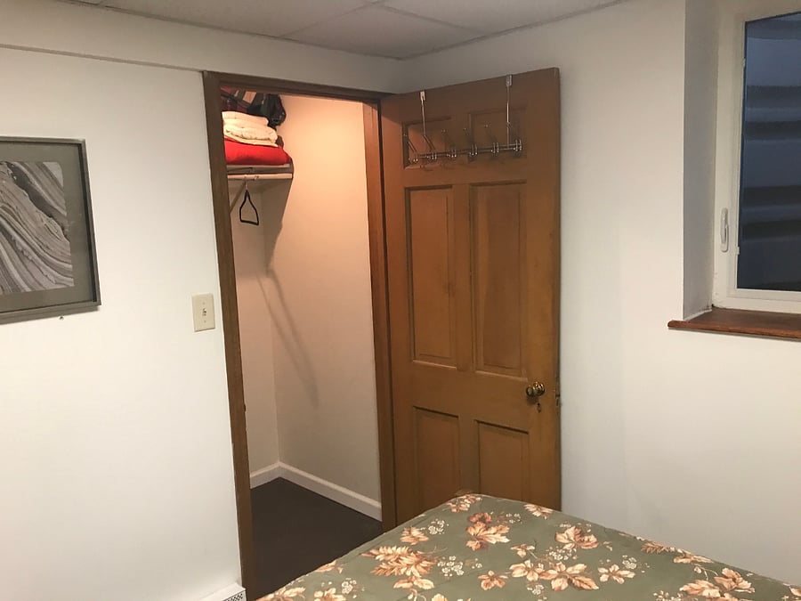 Bedroom closet.