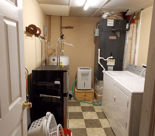 Laundry Room, w/refrigerator