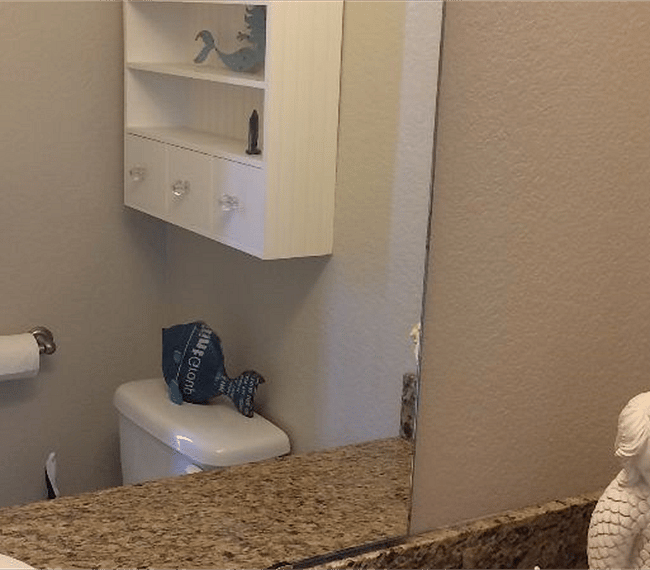 Half bath upstairs