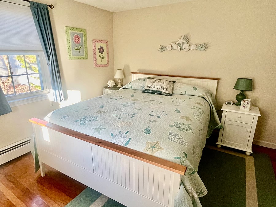 Main bedroom with queen size bed