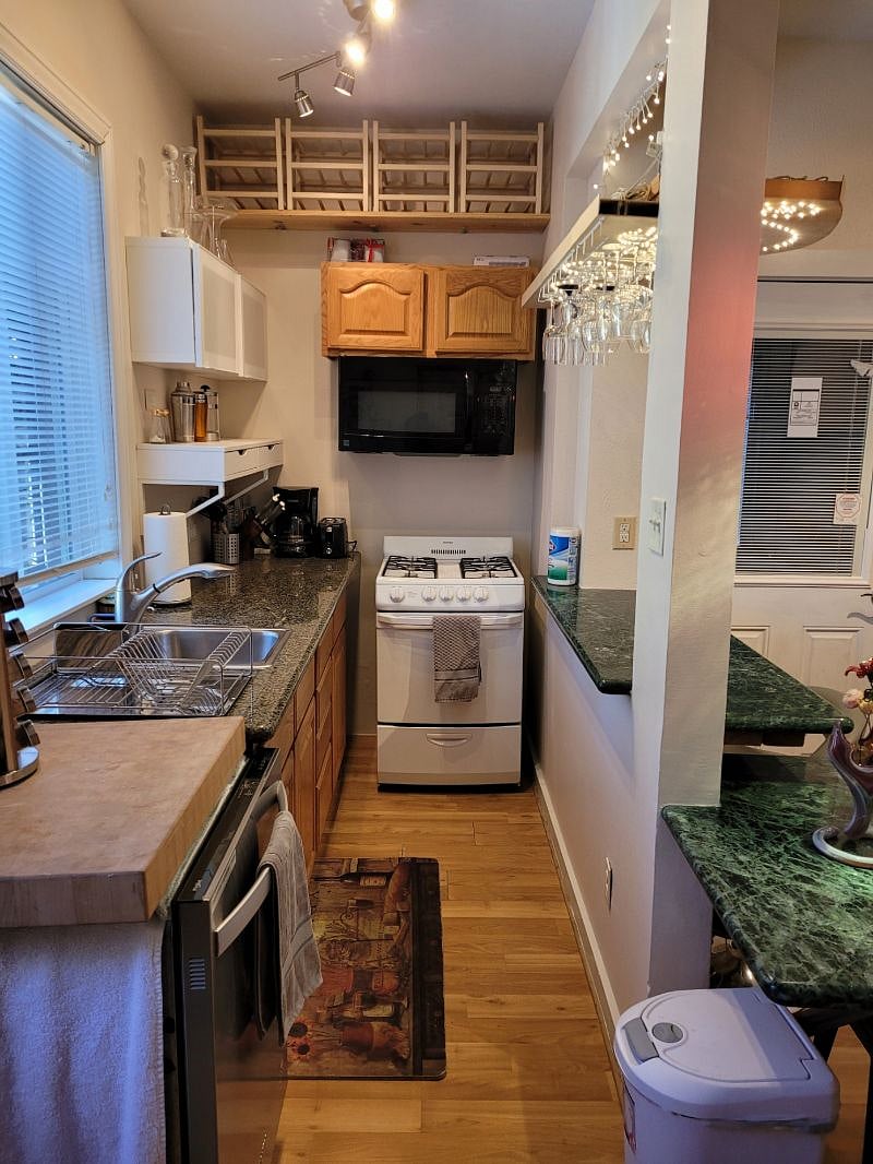 view of kitchen area