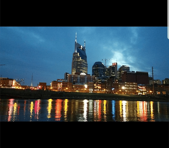 ..And here it is the great city of Nashville... 