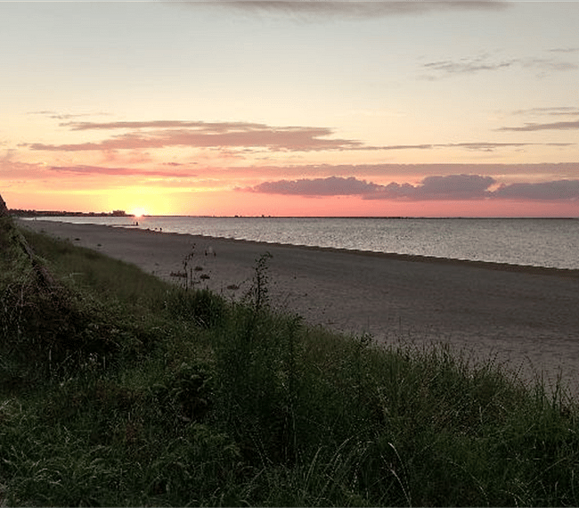 Summer sunset on the Chesapeake Bay.