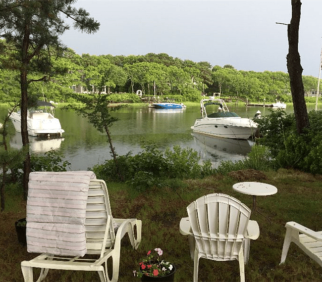 View from the property onto Great River