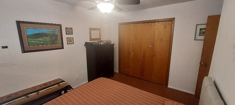 Guest Bedroom with large closets