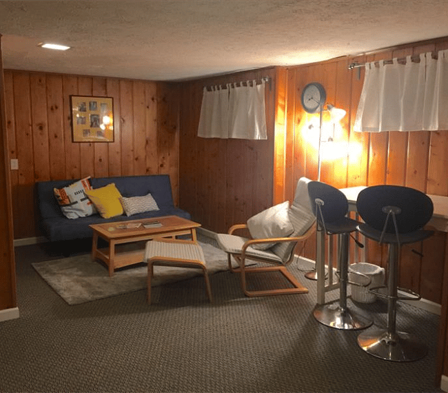 Enjoy exercise, dining, and all sorts of things in this living area with your own Wifi and Google Assistant.