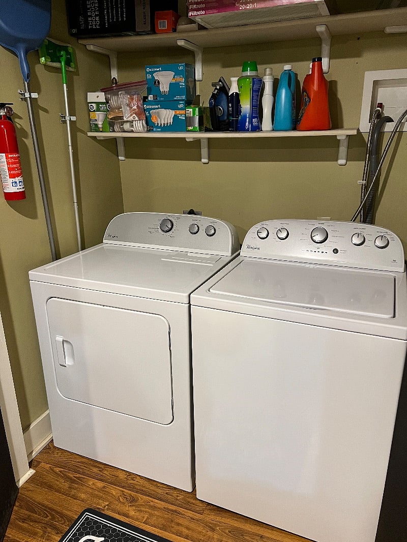 full size new Washer and dryer