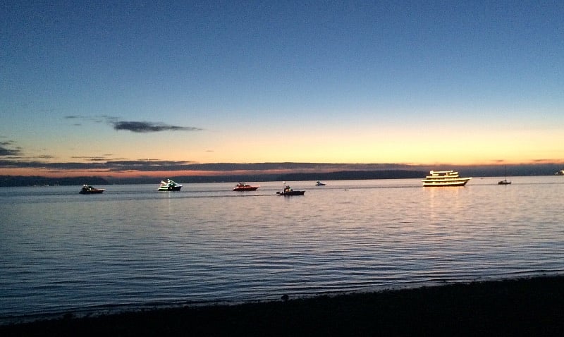 During the holidays, head down to Alki Beach to enjoy the lights and music of the Christmas Ships.
