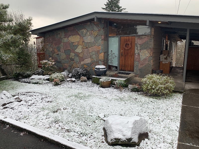 If we're lucky, we get a little snow in the winter!