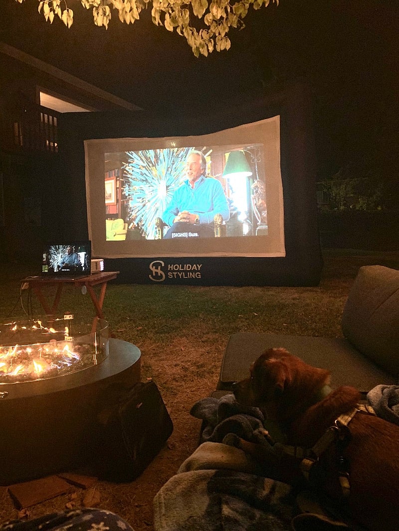 Outdoor movies in the summer!