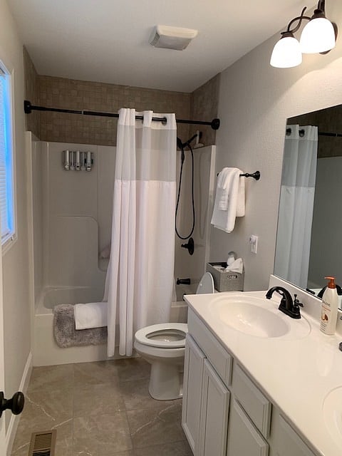 Master bathroom