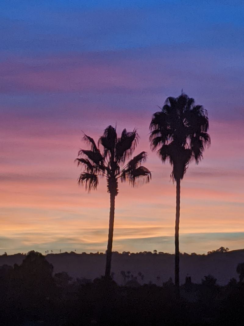 Taken from bedroom window.