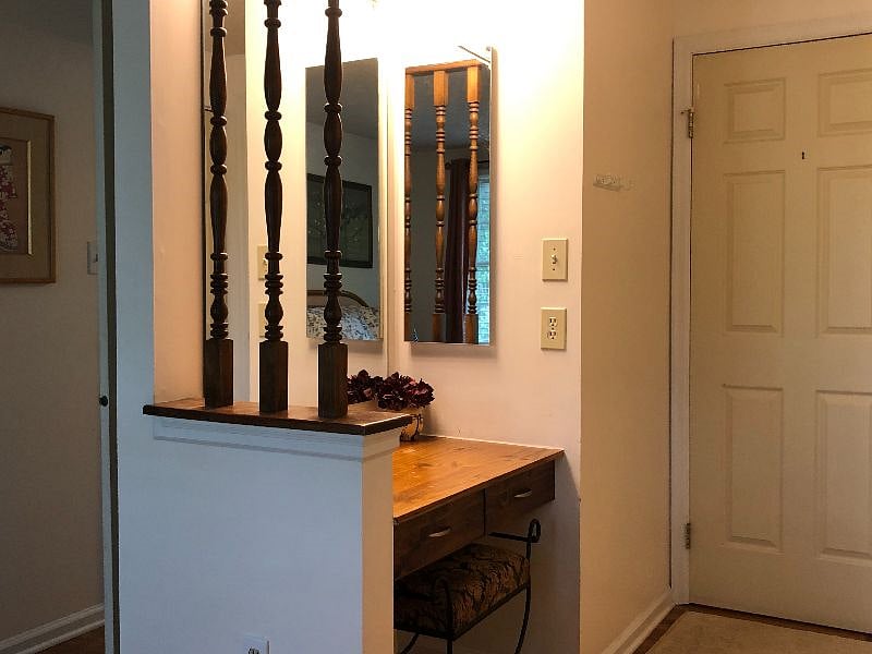 Dressing area in main suite