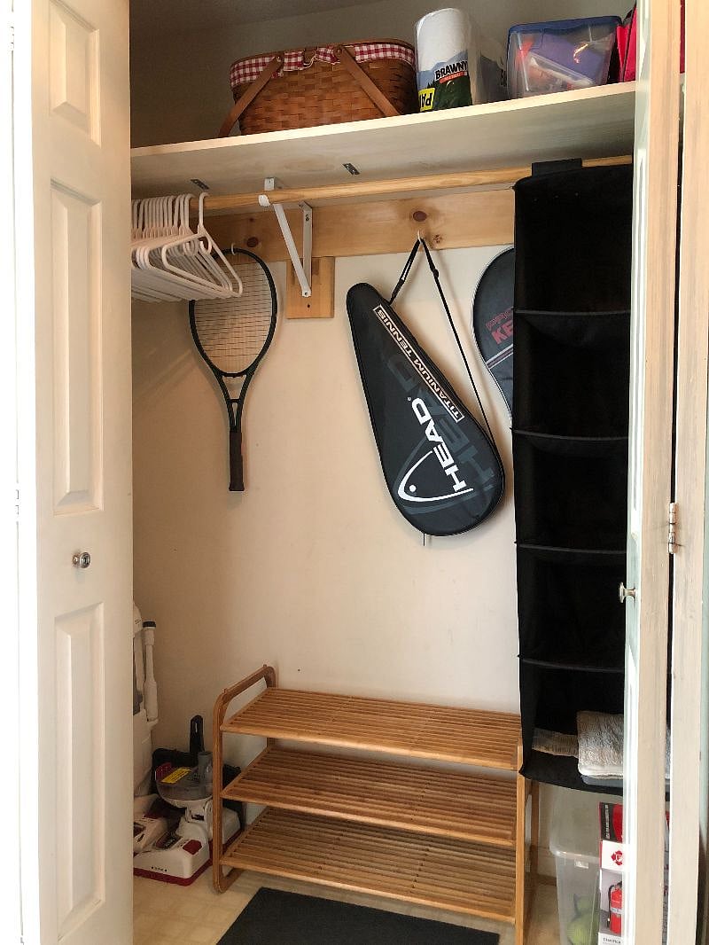 Foyer closet