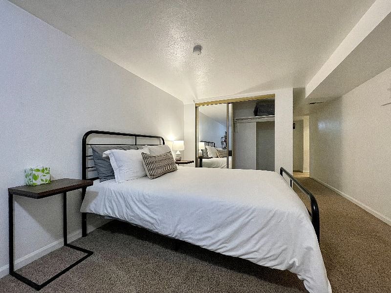 Large primary room with deep closet