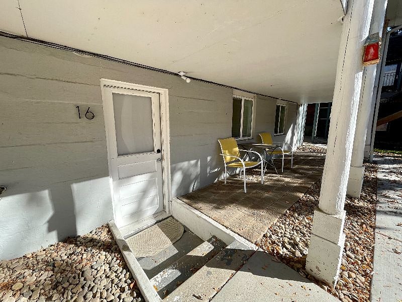 Amazon delivers to your door. Patio entrance next to private carport.