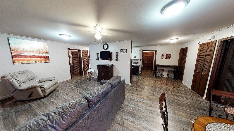 Practical and comfortable is how I like to describe our space.